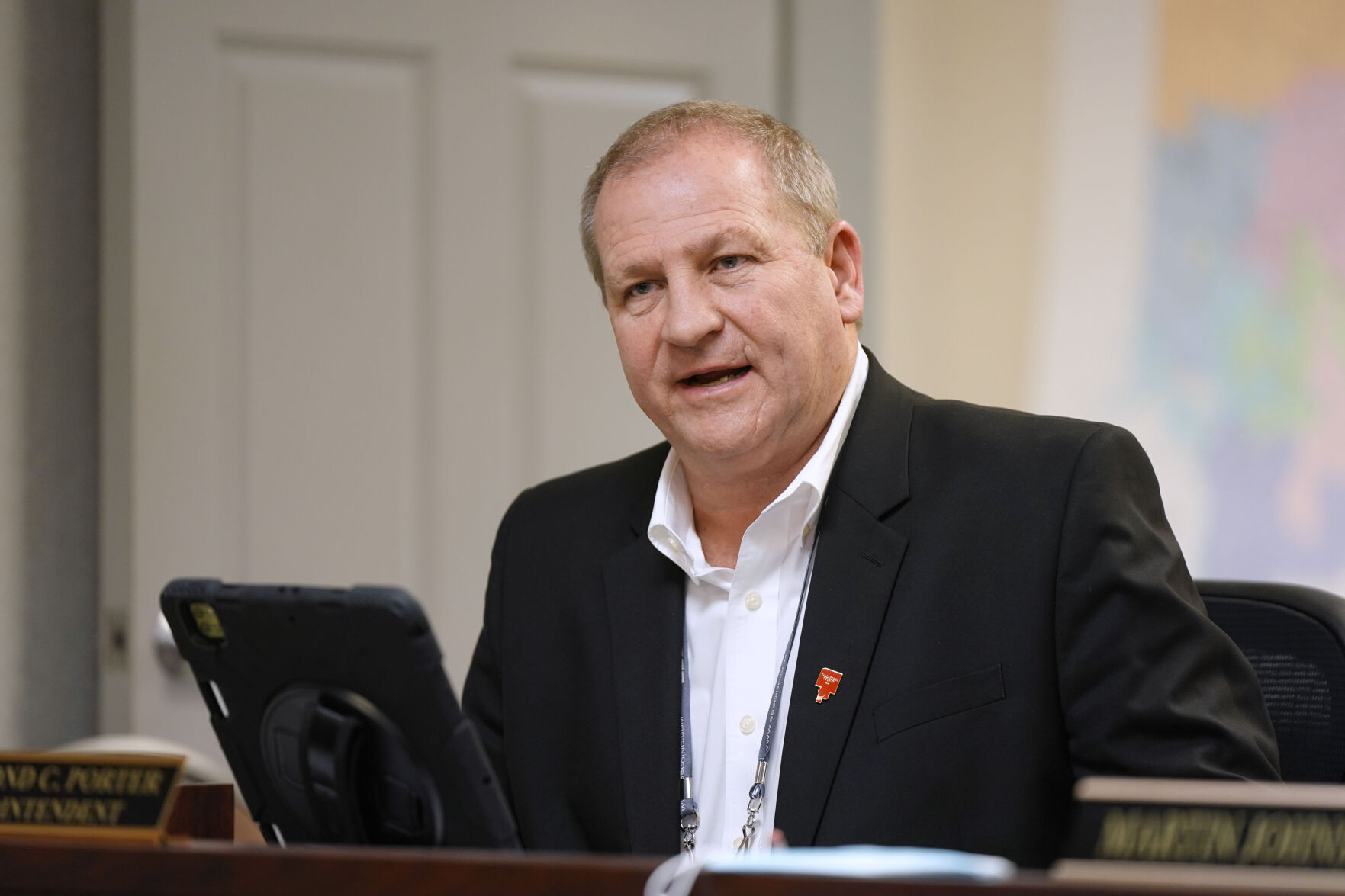 Ray Porter at Tallapoosa County School Board Meeting